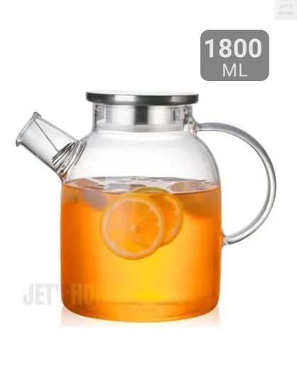 Cam Demlik Isıya Dayanıklı 1800 ml