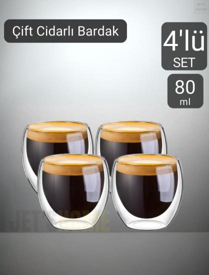 4’lü Set Espresso Bardağı  80 ml