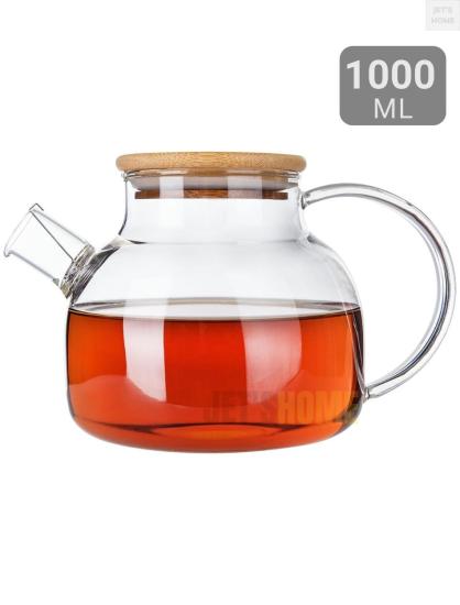 Cam Demlik Isıya Dayanıklı 1000 ml