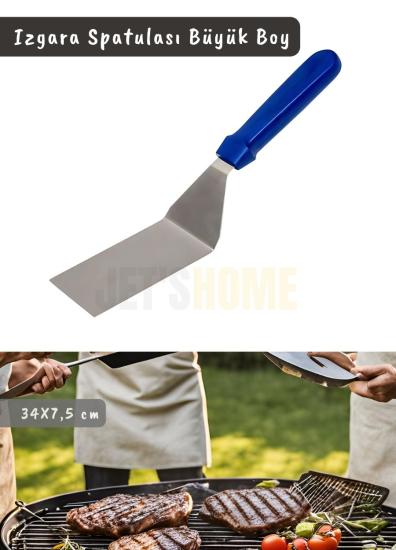 Barbekü Spatulası Paslanmaz Izgara Spatulası Çelik