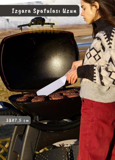 Barbekü Spatulası Paslanmaz Izgara Spatulası Çelik